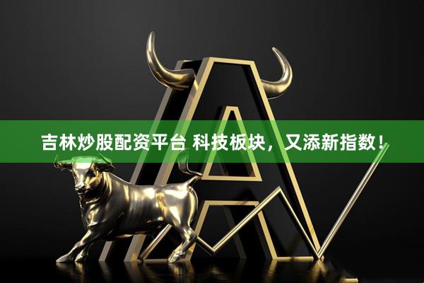 吉林炒股配资平台 科技板块，又添新指数！